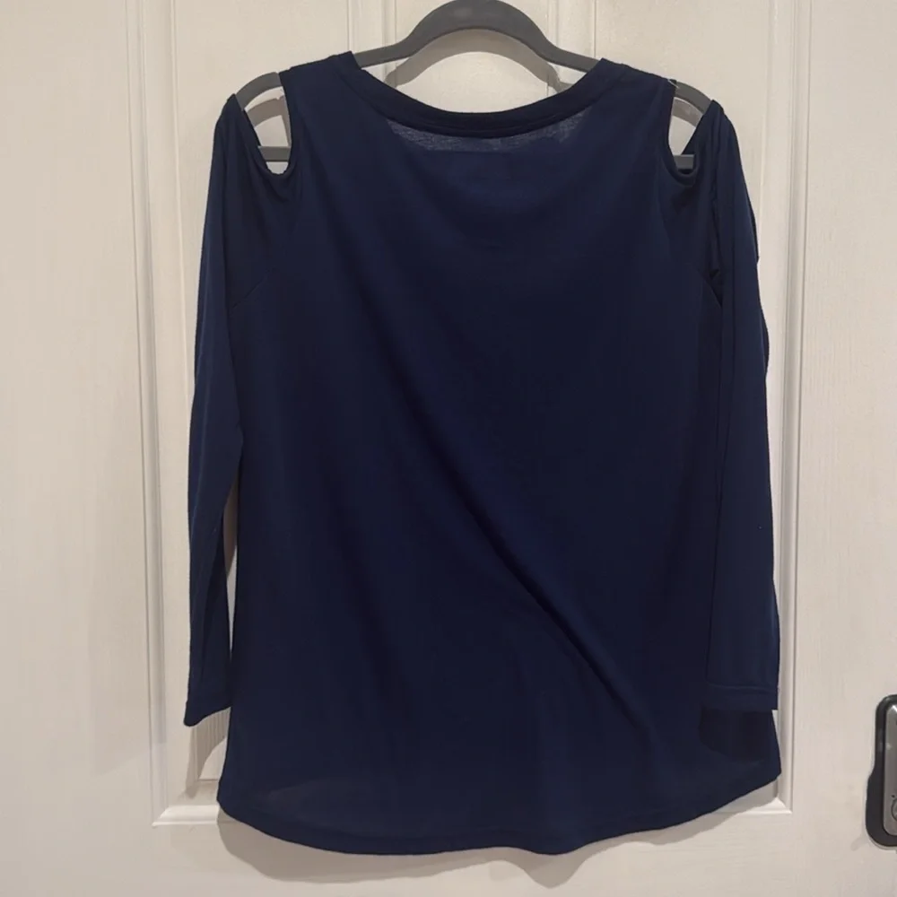 NFL Los Angeles Rams G-III 4Her by Carl Banks Women's Crackerjack Cold Shoulder - Picture 6 of 7